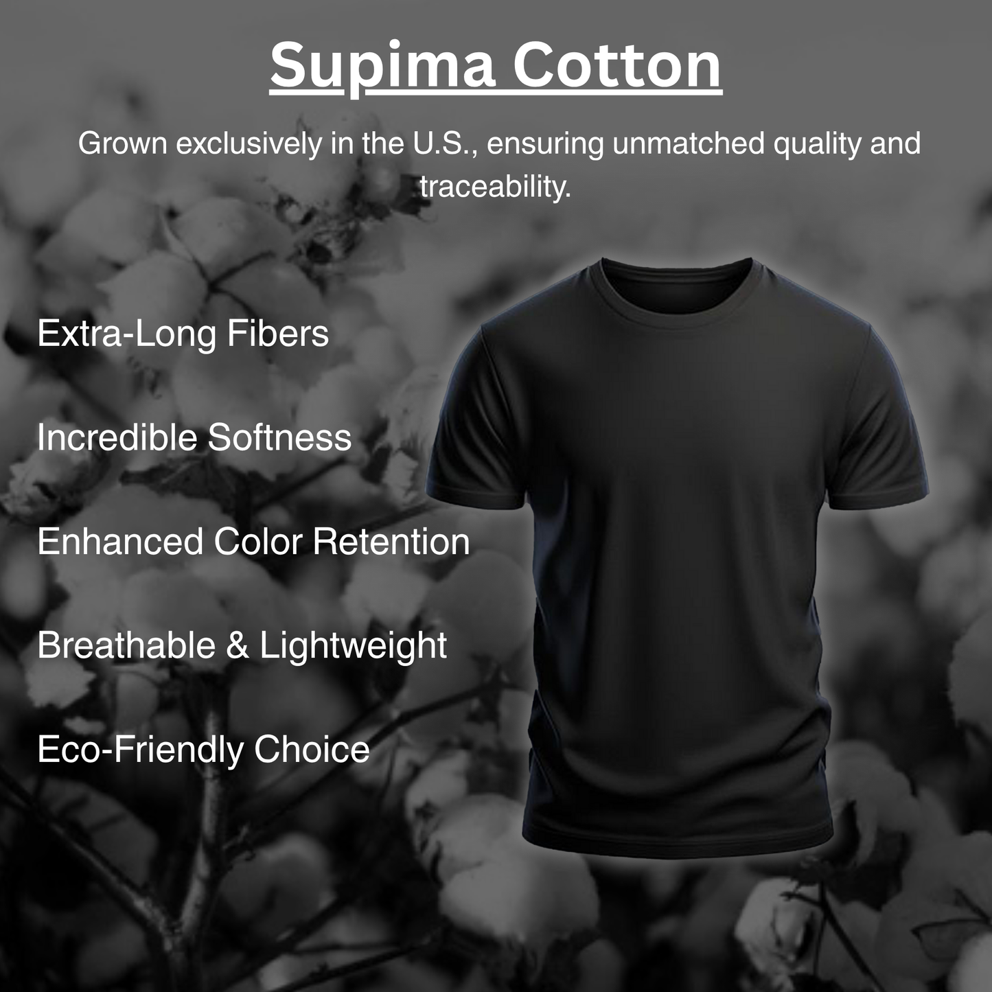 Gymgasm Supima Black T-shirt