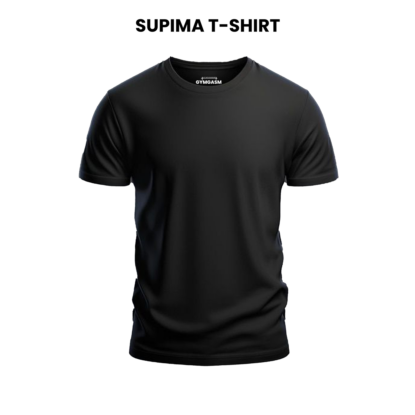 Gymgasm Supima Black T-shirt
