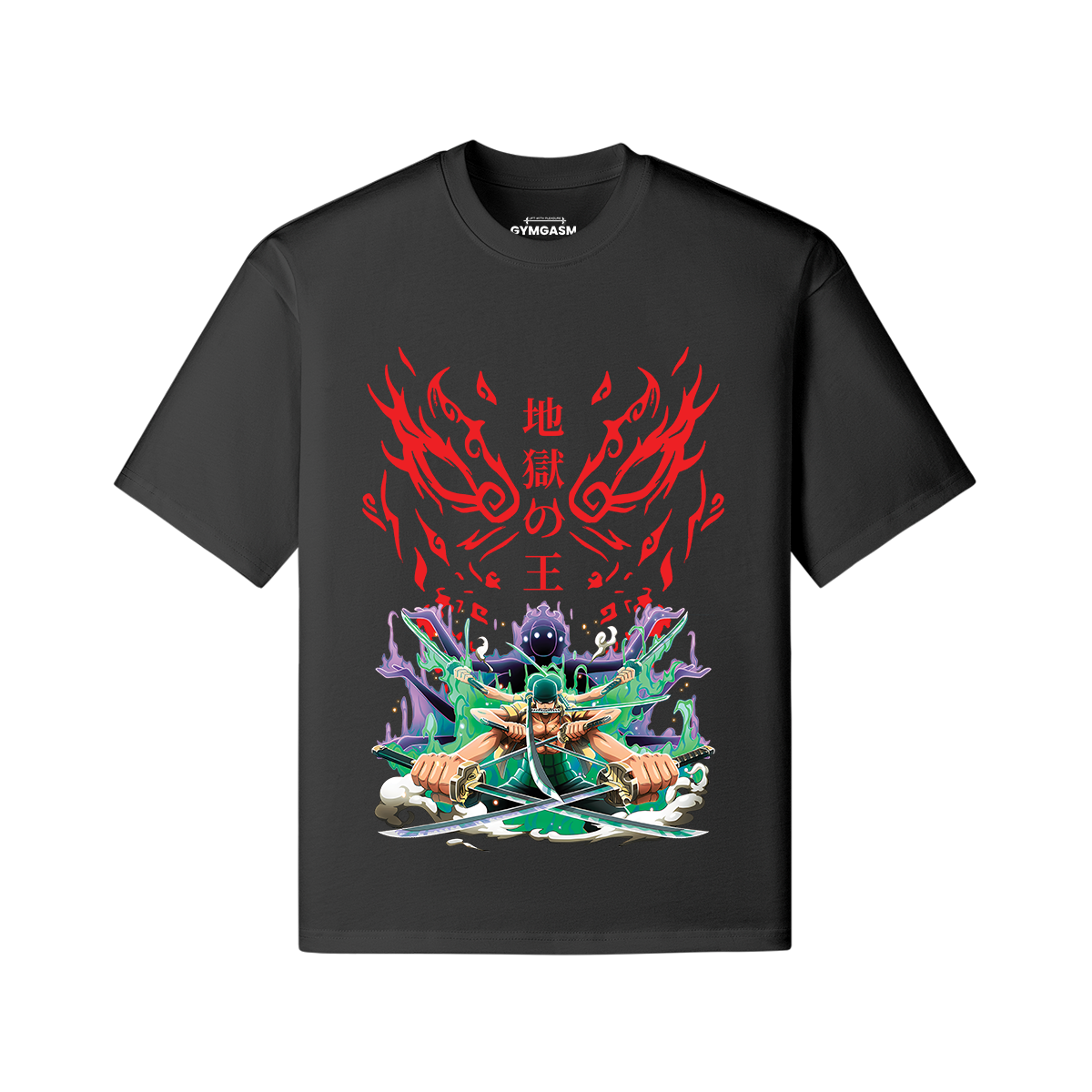 Anime-Roronoa-Zoro-Oversized T-shirt