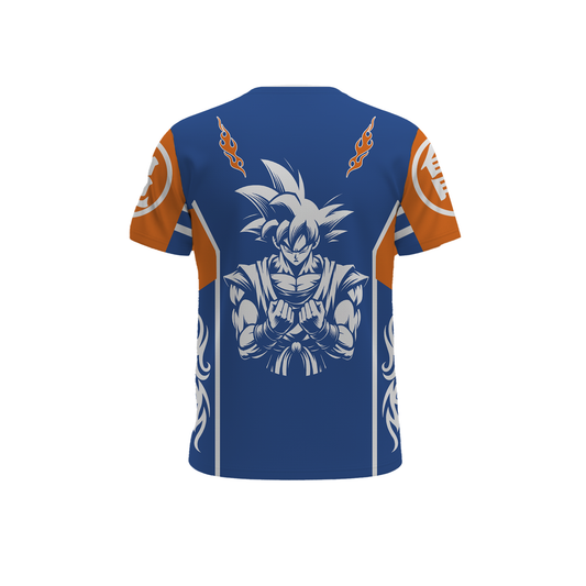 Goku Blue Jersey T-Shirt