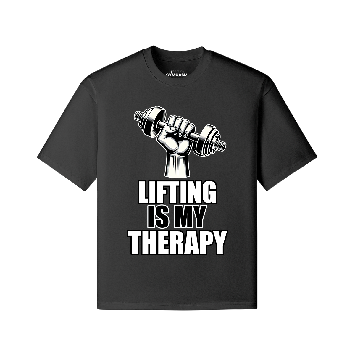 Lifting is My Therapy Gym Oversized T-shirt