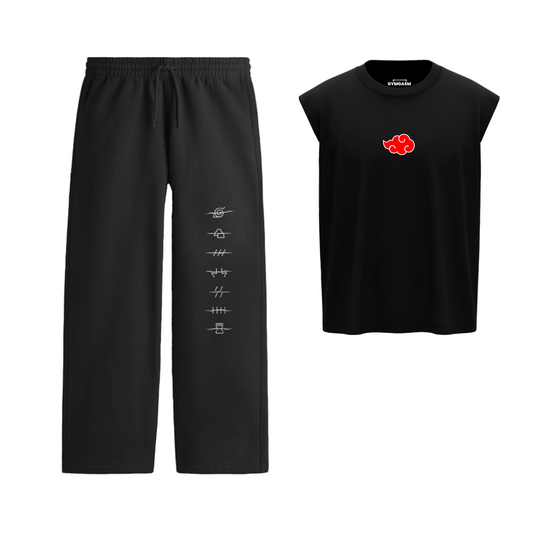 Naruto Akatsuki Sweatpant Combo