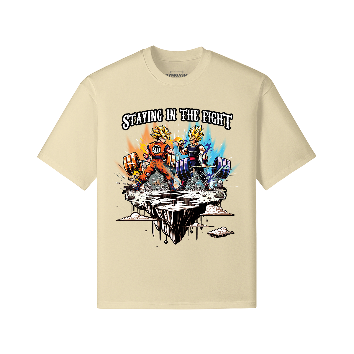 Staying in the Fight Anime Oversized