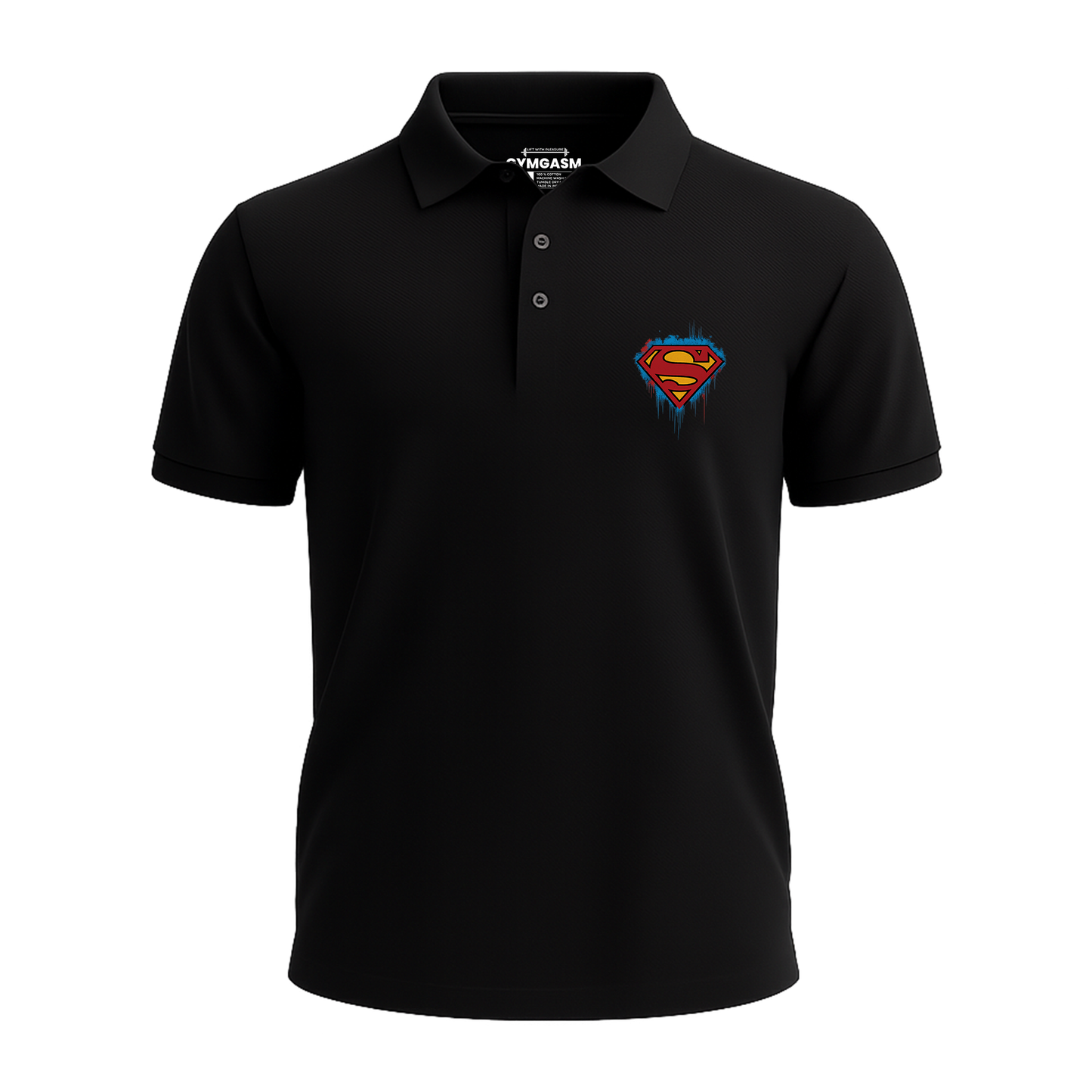 Superman Art Polo T-shirt