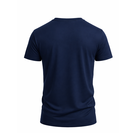 Gymgasm Supima Navy Blue T-Shirt
