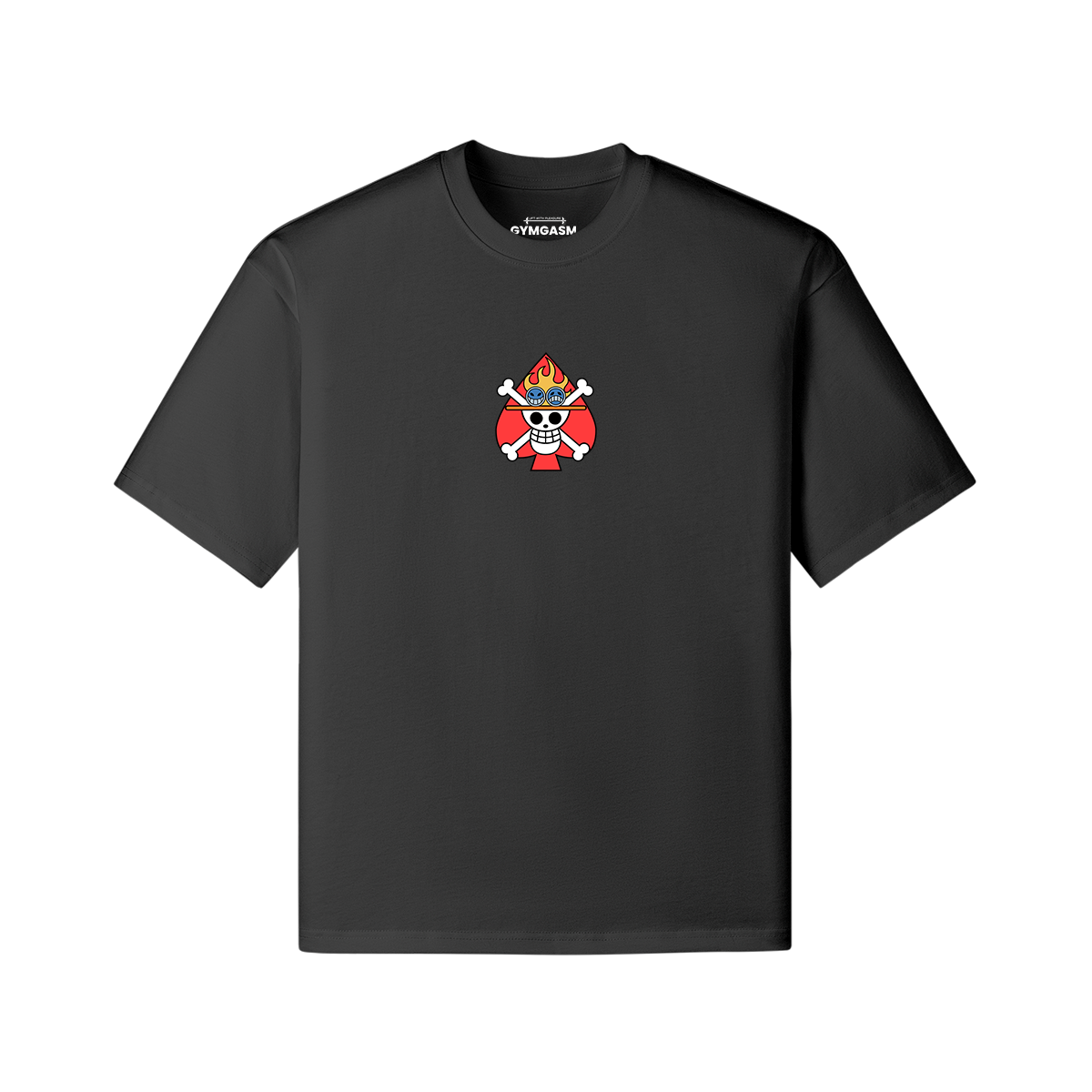One Piece Ace Jolly Roger Oversized T-shirt