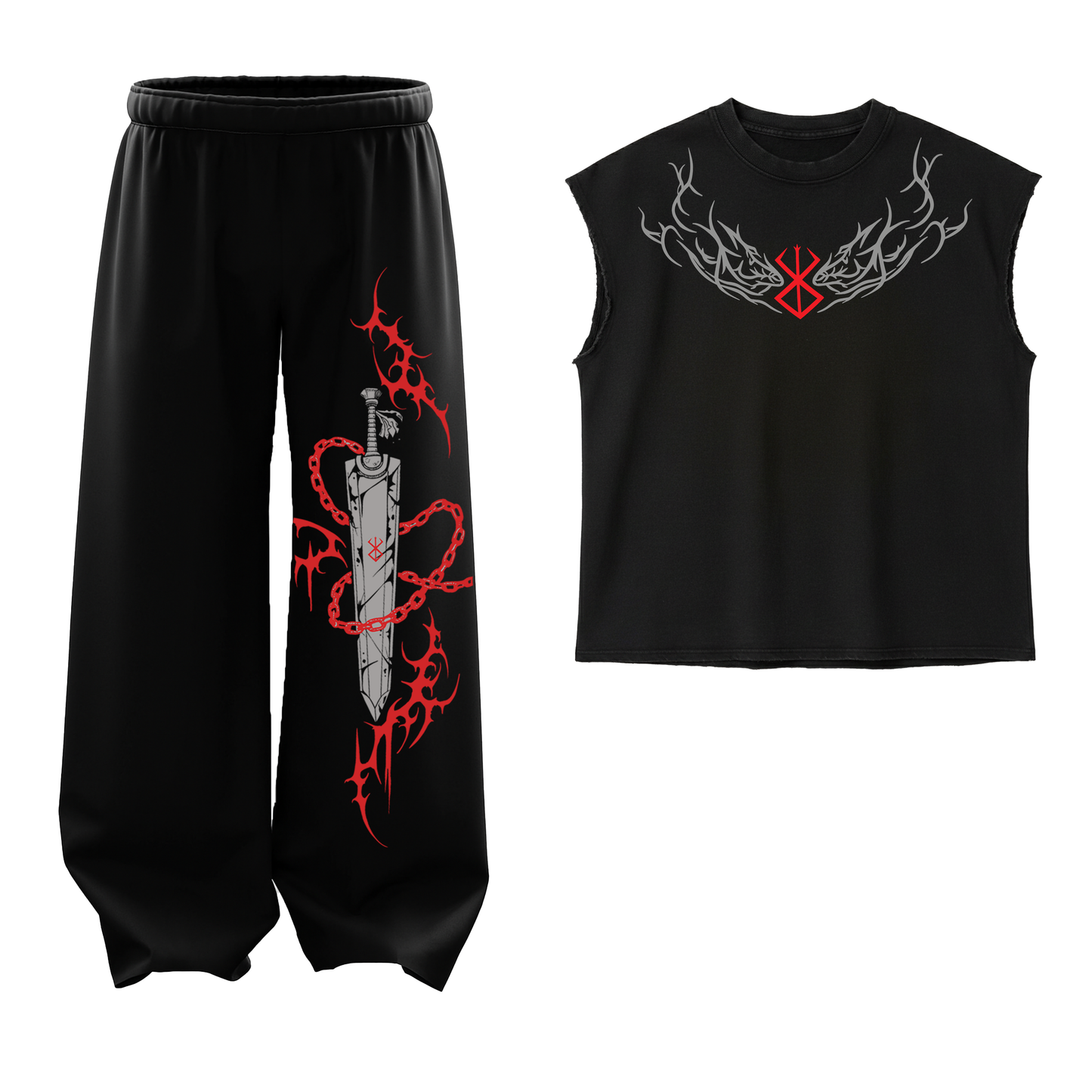 Berserk Baggy Tanktop Combo