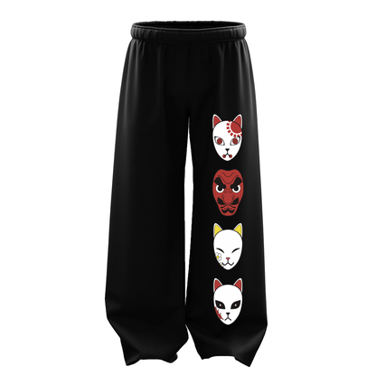 Demon Slayer Warding Mask Baggy Pant
