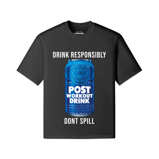 Drink Responsibly Oversized T-shirt
