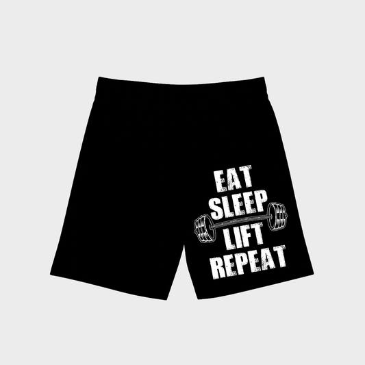 Eat Sleep Lift Repeat Shorts
