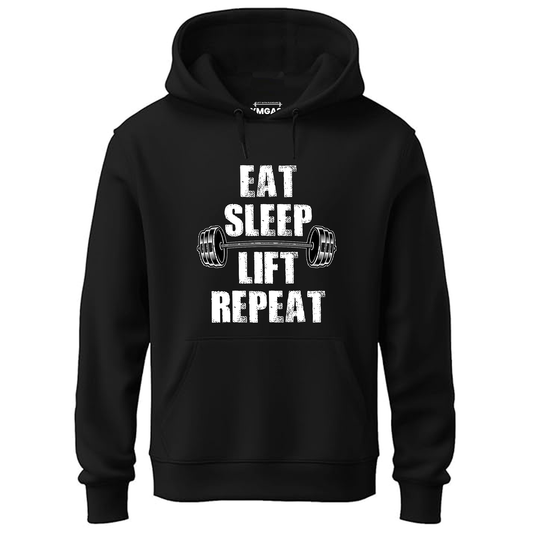 Eat Sleep Lift Repeat Gym Hoodie