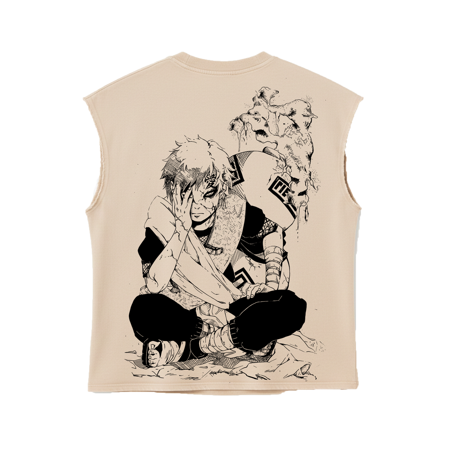 Gaara Sand demon oversized Tanktop