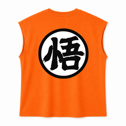Goku Kanji oversized Tanktop
