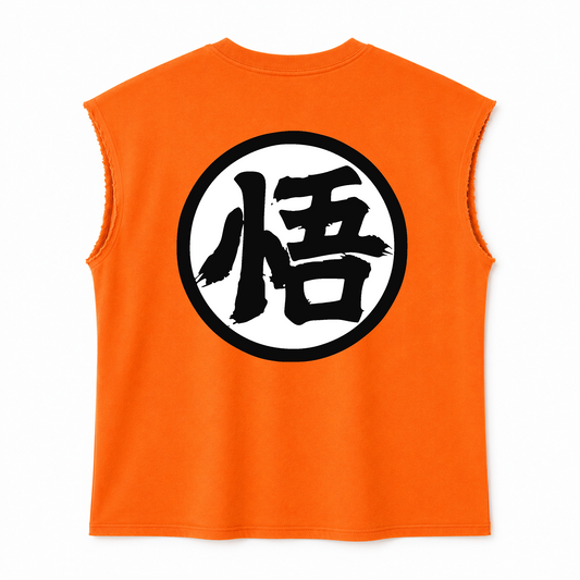 Goku Kanji oversized Tanktop
