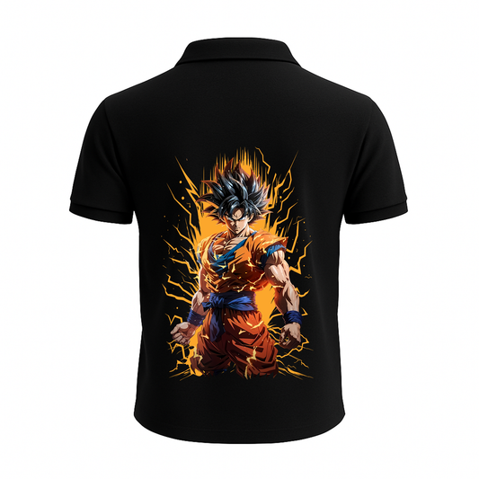 Gymgasm Goku Warrior Polo T-shirt