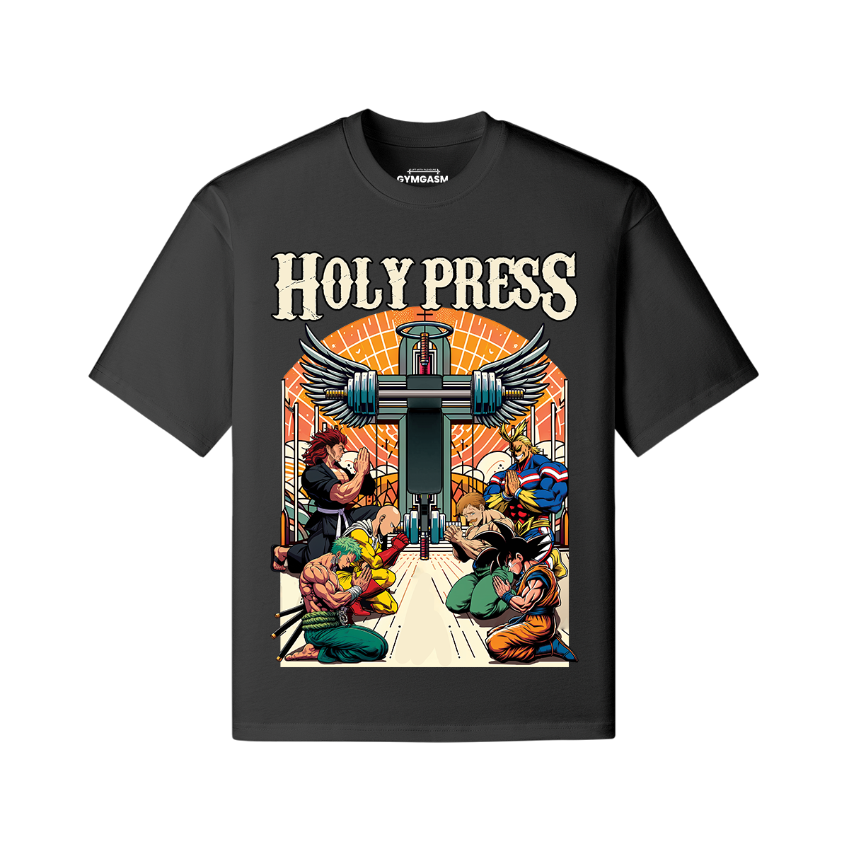 HolyPress Anime Oversized T-shirt