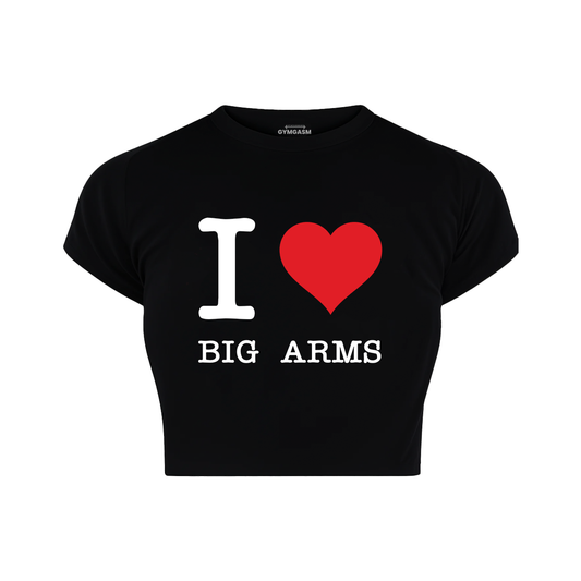 I Love Big Arms Croptop