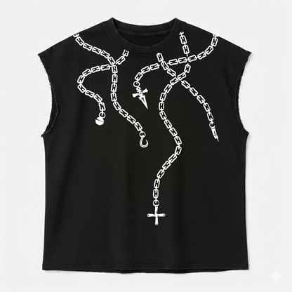 Kurapika Chain oversized Tanktop