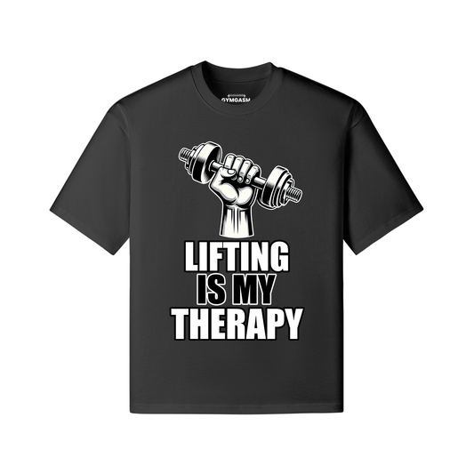 Lifting is My Therapy Gym Oversized T-shirt