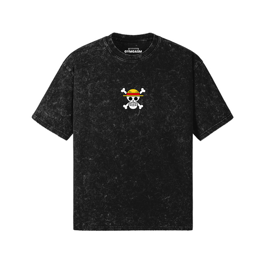 Luffy Jolly Roger Oversized 260GSM Snowwash