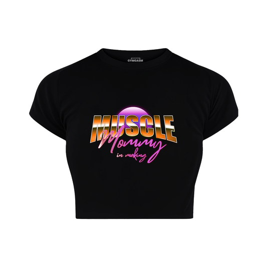 Muscle Mommy in Making Croptop