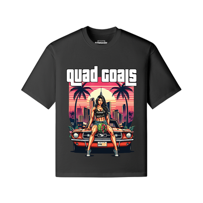 Quad Goals Women's Oversized T-shirt