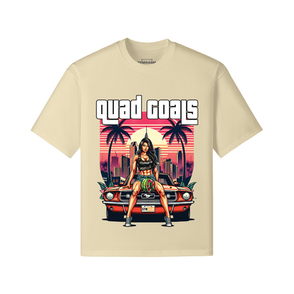 Quad Goals Women's Oversized T-shirt