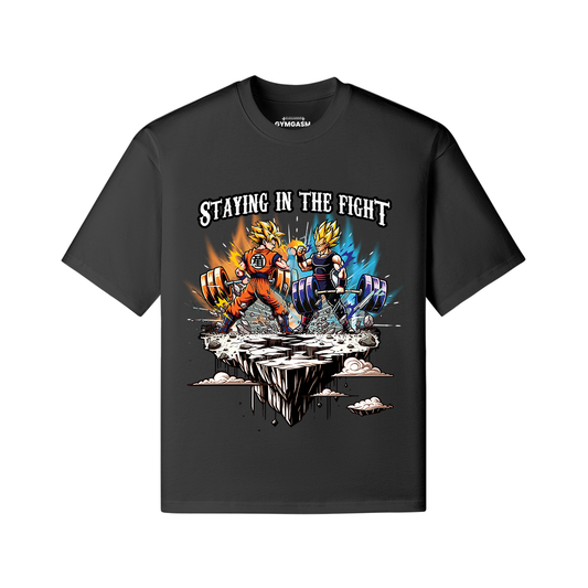 Staying in the Fight Anime Oversized