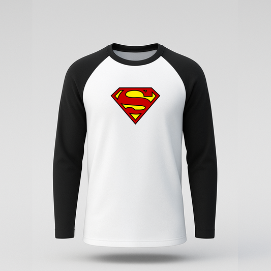 Superman Unisex Raglan Fullsleeve