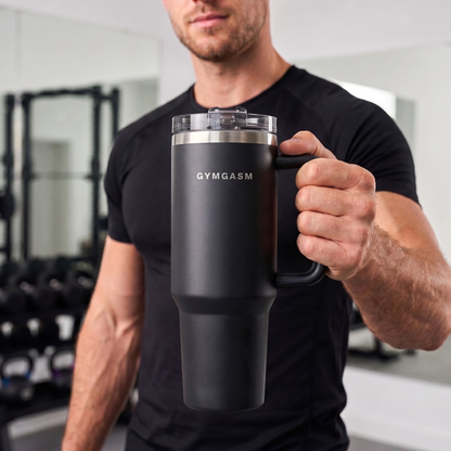 Gymgasm Black Tumbler
