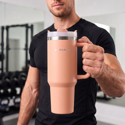 Gymgasm Orange Tumbler