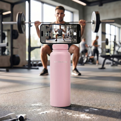 Ring Pink Water Bottle