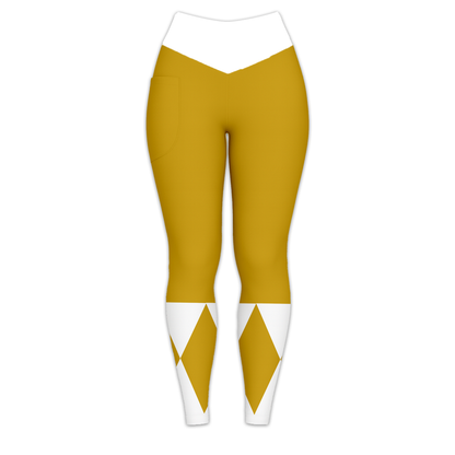Yellow Ranger Gym Leggings
